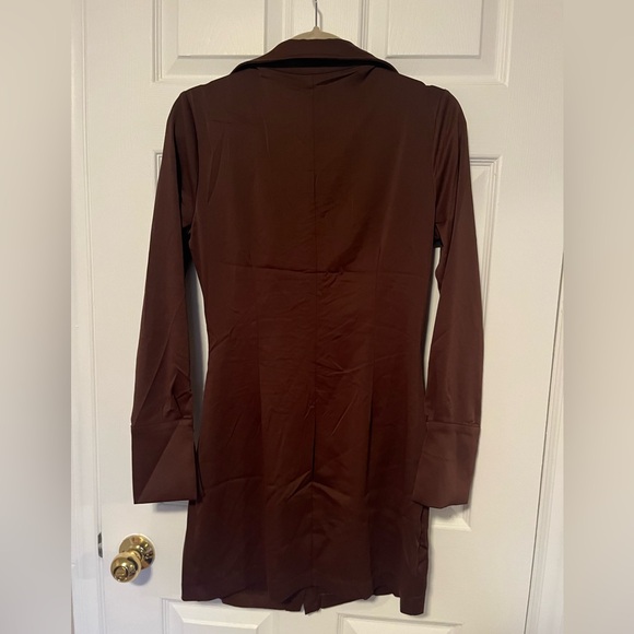 H&M Rushed Brown Dress - Picture 3 of 3